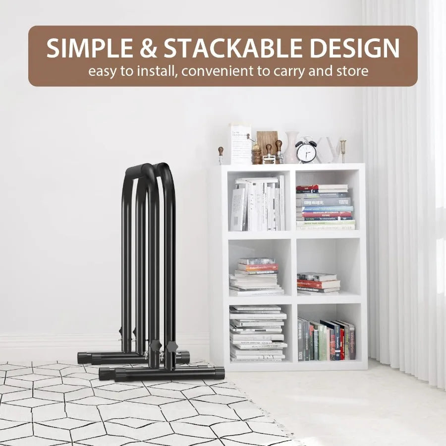Adjustable Dip Stand Parallel Bars for Home Gym Strength Training