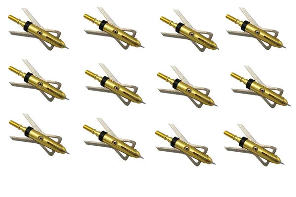 6Pcs Hunting Broadhead Crossbow X 100 Grain 2-Blade Archery Arrow Broadhead