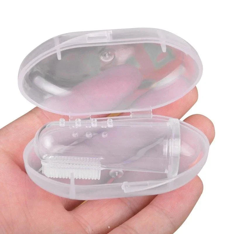 Silicone Finger Toothbrush For Dogs And Cats Dental Cleaning