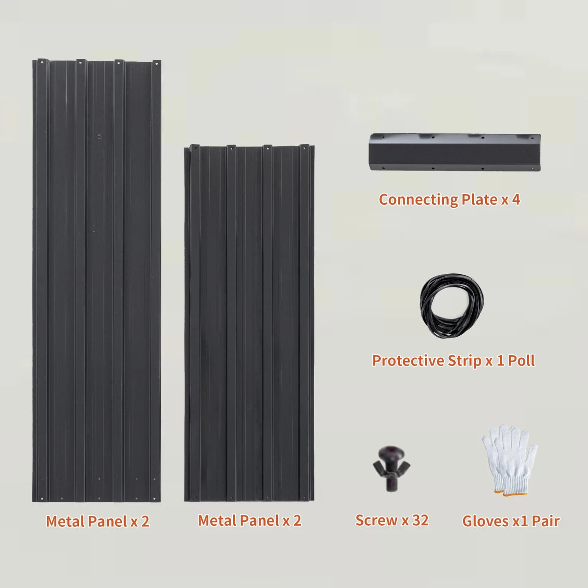 4x3x1ft Metal Raised Garden Bed,Deep Root Outdoor Galvanized Planter Box,Patio Kit Planting Beds for Vegetables Flowers Herb,Black