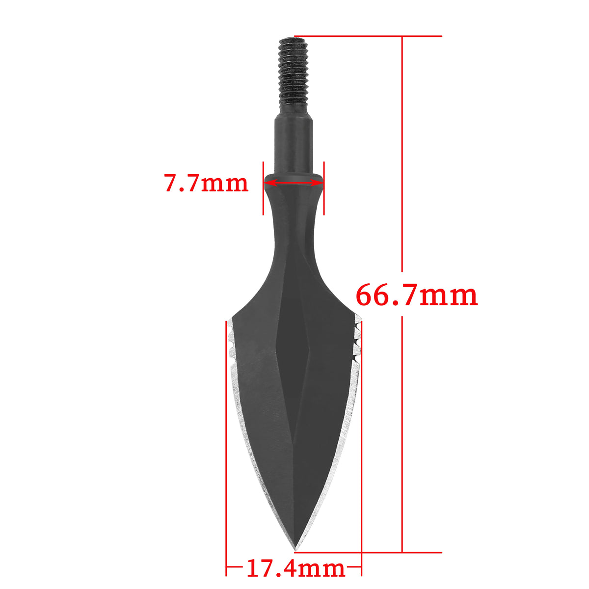 Hunting Broadheads Archery Arrowheads High Carbon Steel 180-200 Grain Retro Arrow Tips Fit Compound Recurve Bow