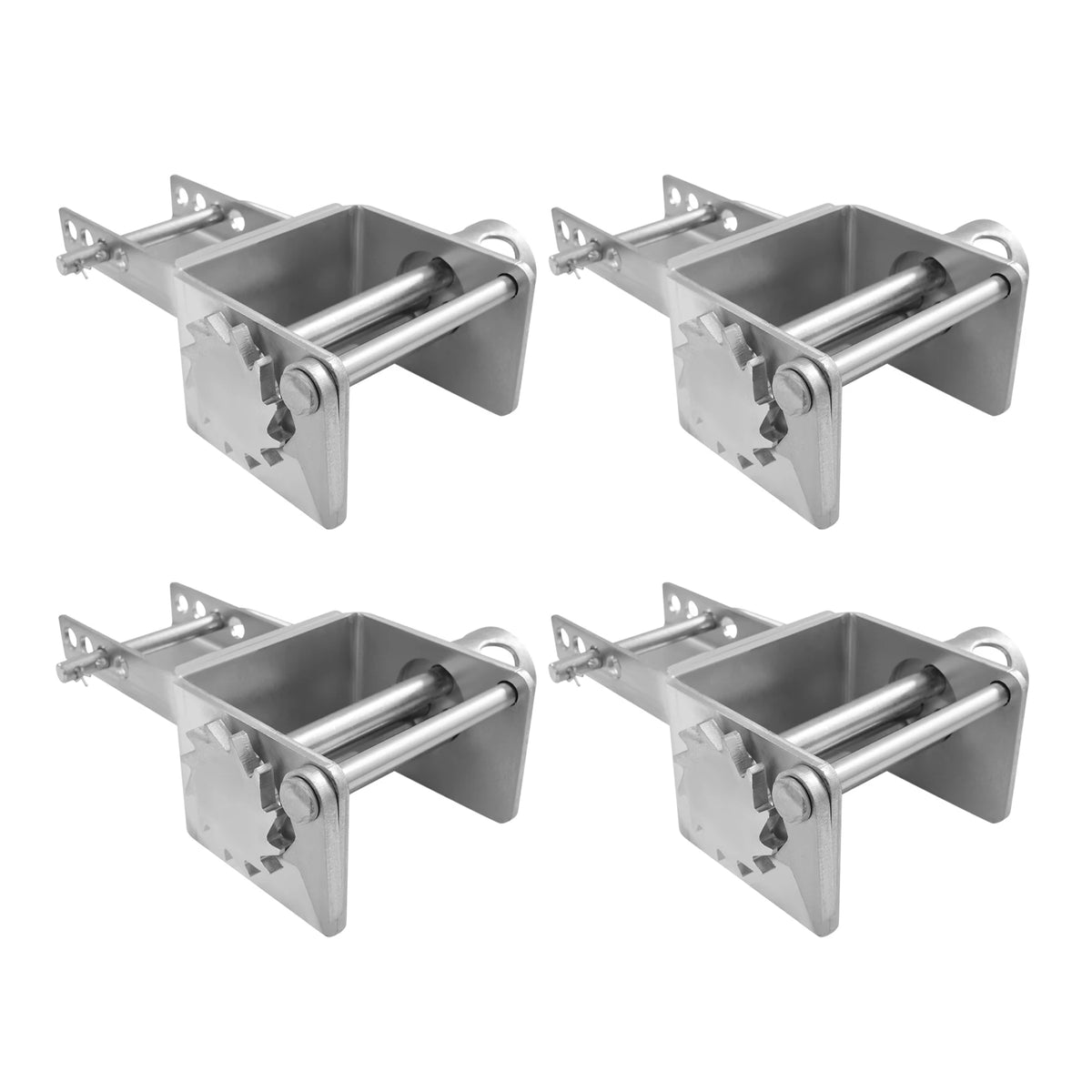 Trailer Stake Pocket Winch Galvanized Carbon Steel Spray Coating Wear Resistant 5400lbs Working Load 16200lbs Breaking Strength Flatbed Truck Ratchet Tie Down Cargo Lashing Pocket Winch For Flatbed Truck Logistics Freight