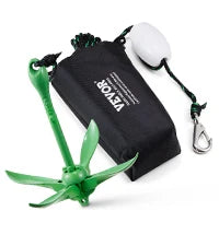 SucceBuy Foldable Kayak Anchor Kit With Rope And Buoy