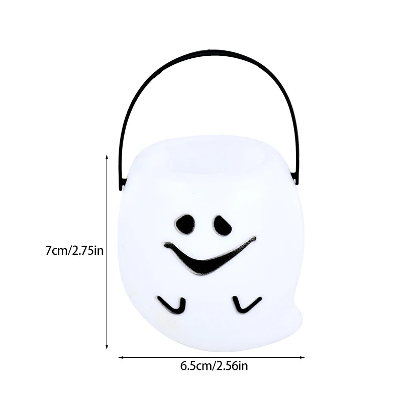 Premium Plastic Halloween Pumpkin Candy Bucket for Trick or Treat