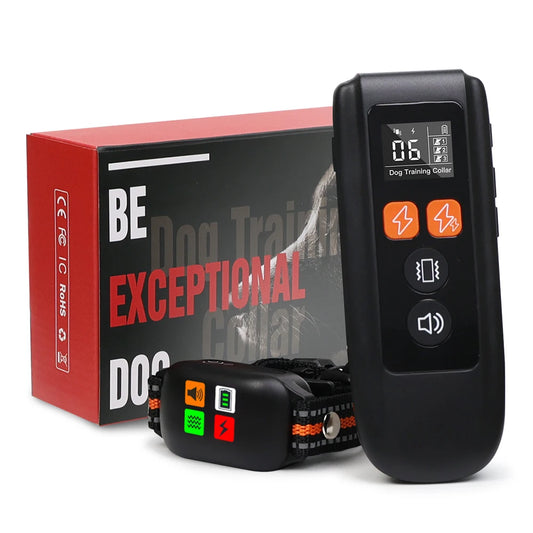 2026 New Color Screen Dog Training Collar,3300ft Electric Collar for Dog Training,IPX7 Waterproof Dog Anti Bark Collar