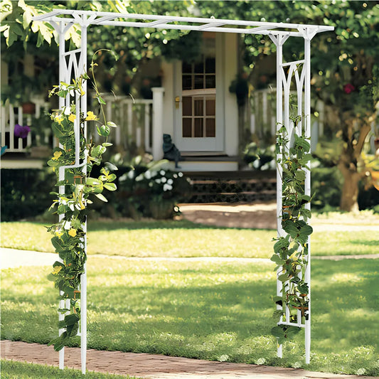 Premium Metal Garden Arch For Patio Outdoor Wedding Decor