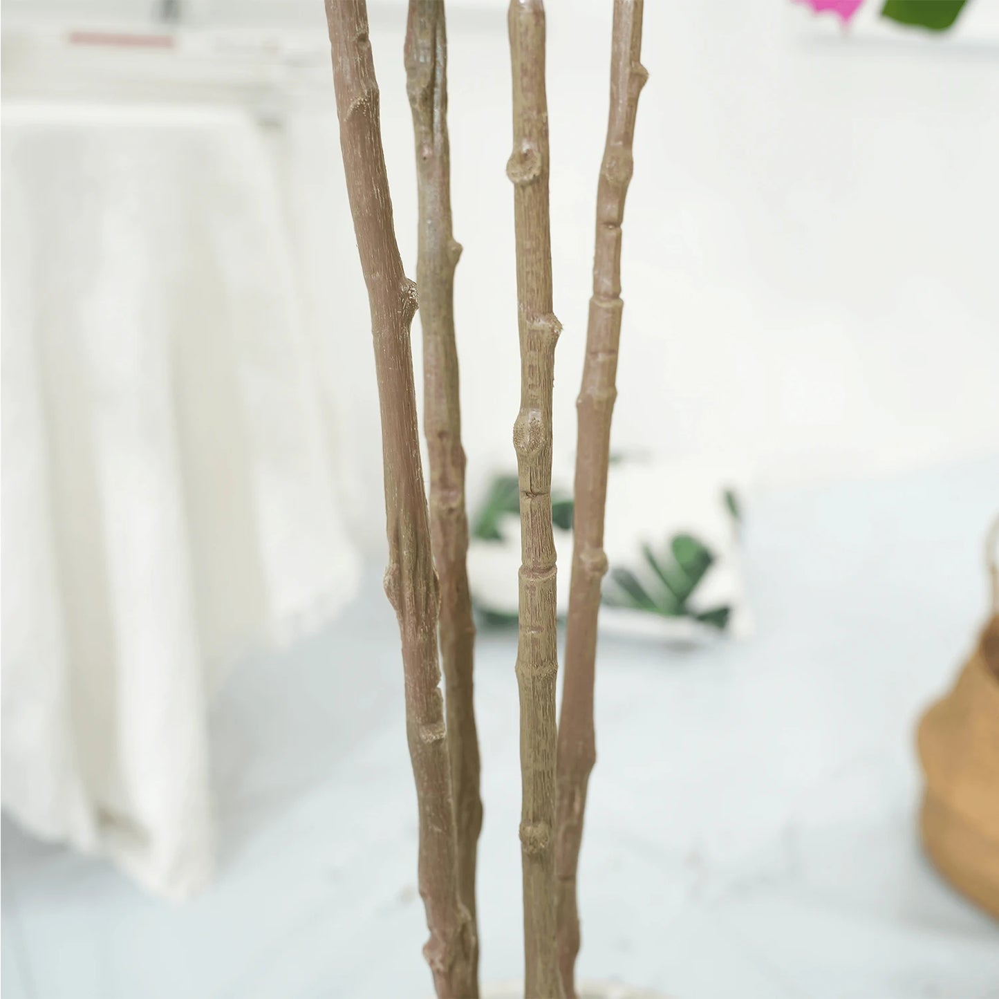 Twister Artificial Bougainvillea Tree Silk Faux Floral Decor